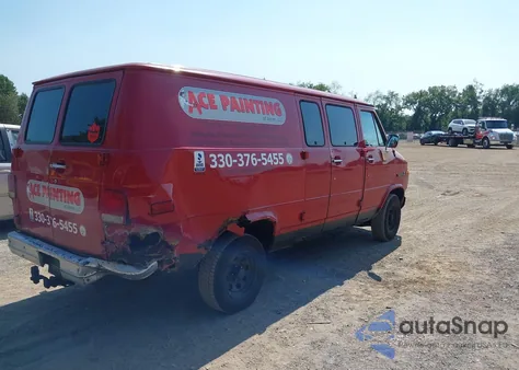 1991 GMC Vandura G1500 z USA, uszkodzony, nr VIN 2GTCG15ZXM4503257
